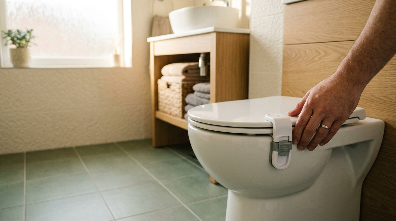 Childproof Toilet Seat: Locks Clamps and Covers for Every Toilet Type