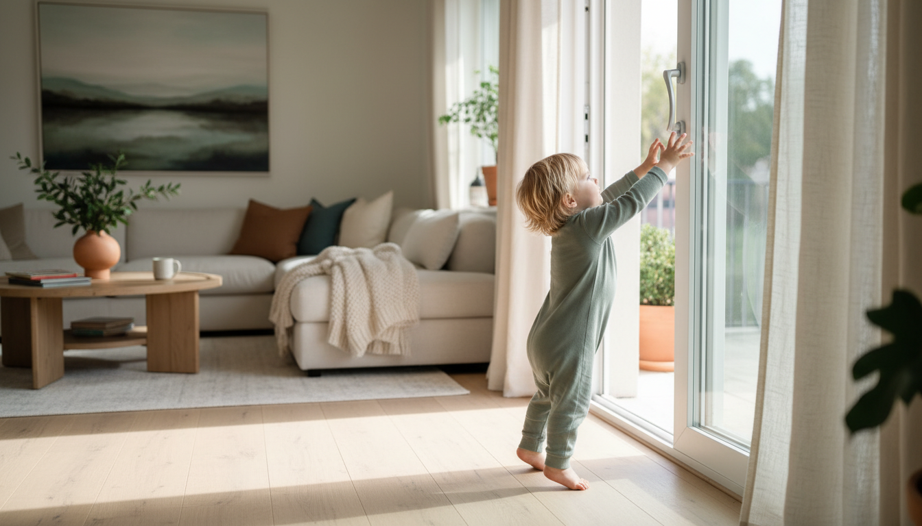How to Baby Proof Sliding Doors: Track Locks and Finger Guards