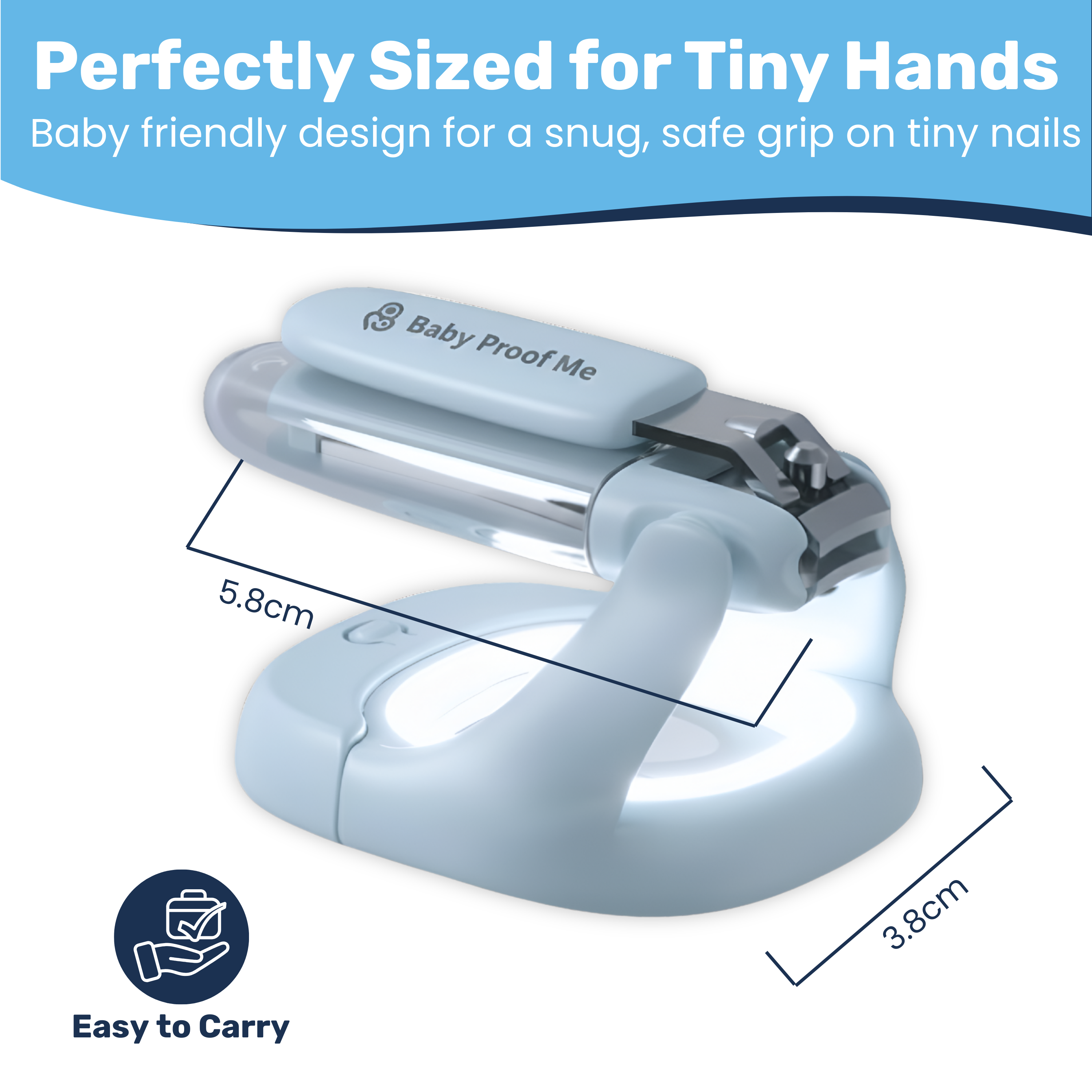 Baby Proof Me | Nail Clipper + Nail Filer