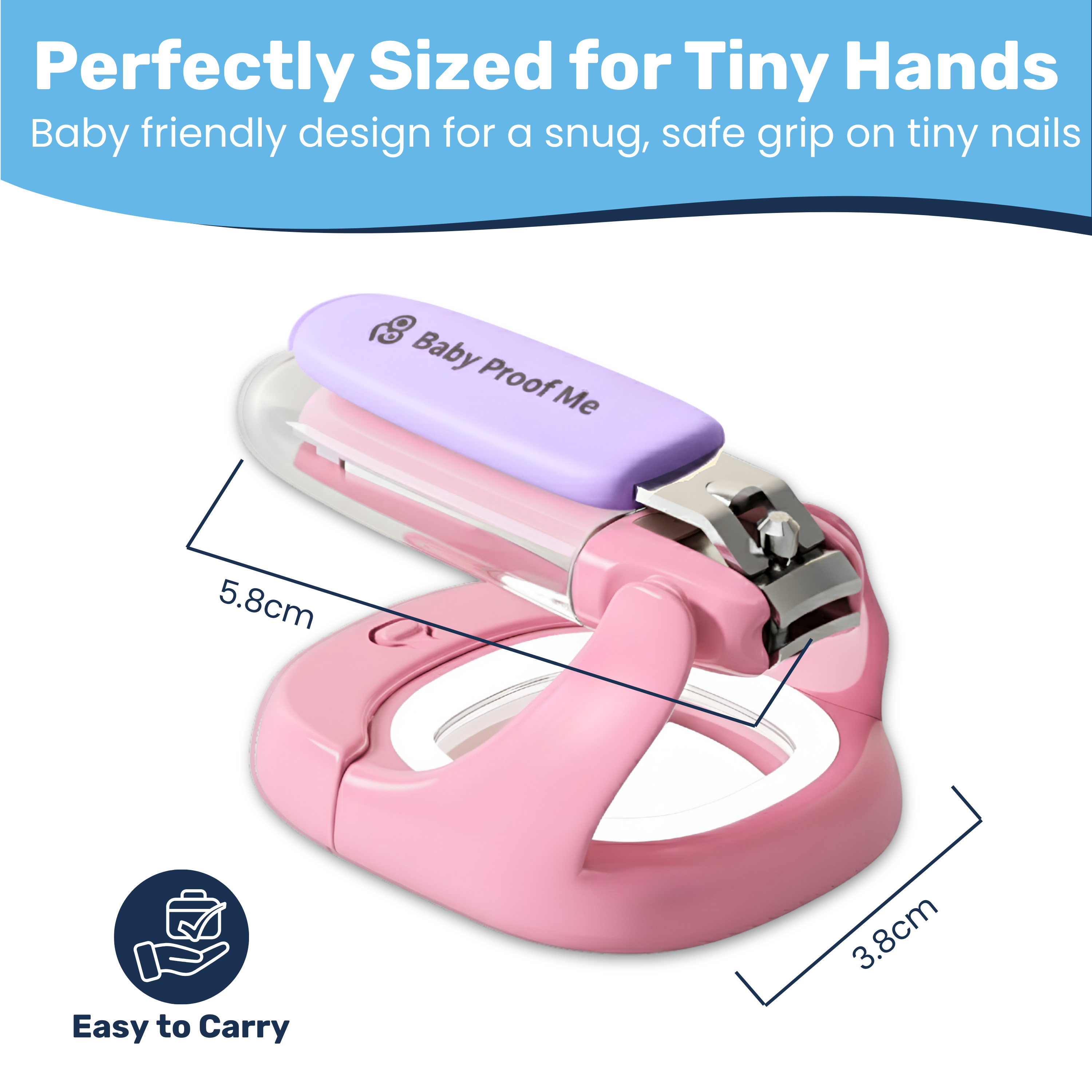 Baby Proof Me | Nail Clipper + Nail Filer