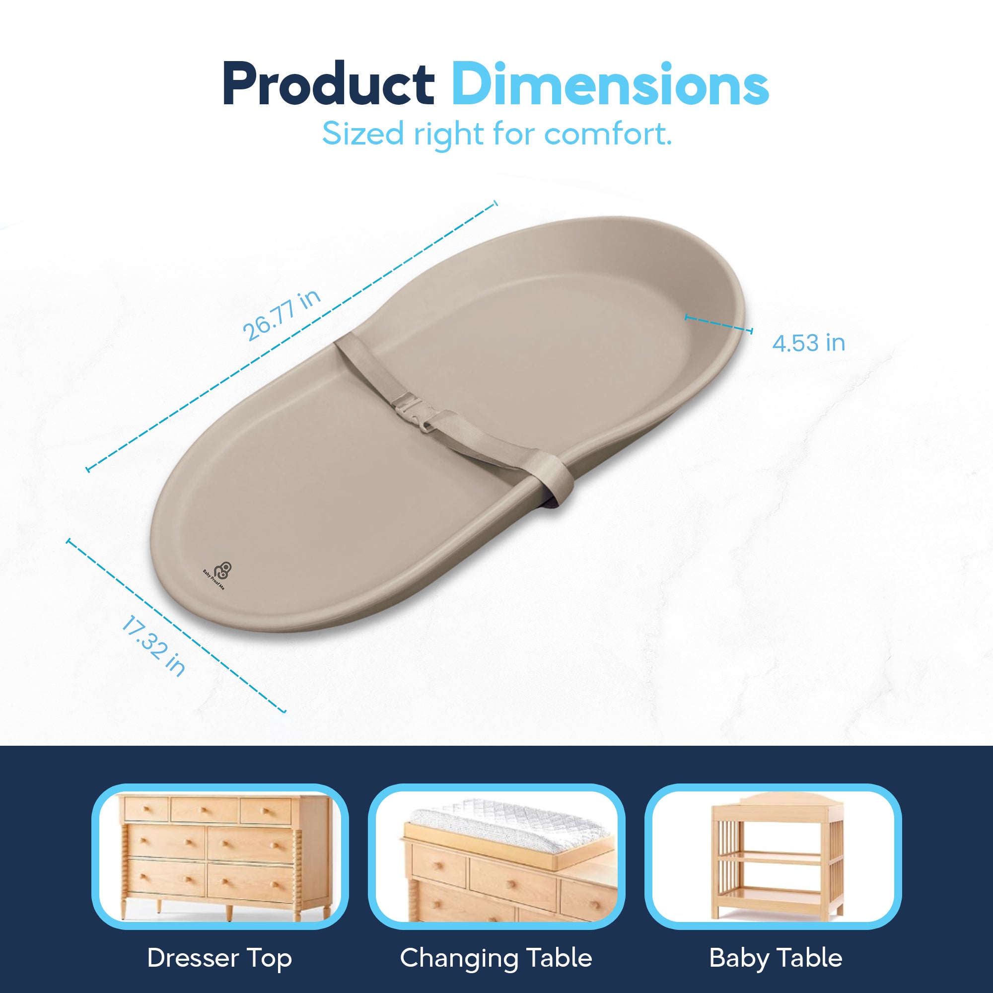 Baby Proof Me | Pod EVA Diaper Changing Pad