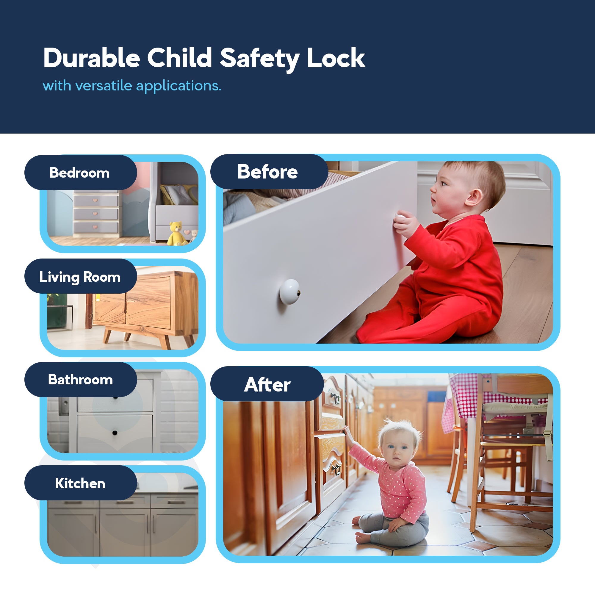 Baby Proof Me | Magnetic Safety Lock Kit