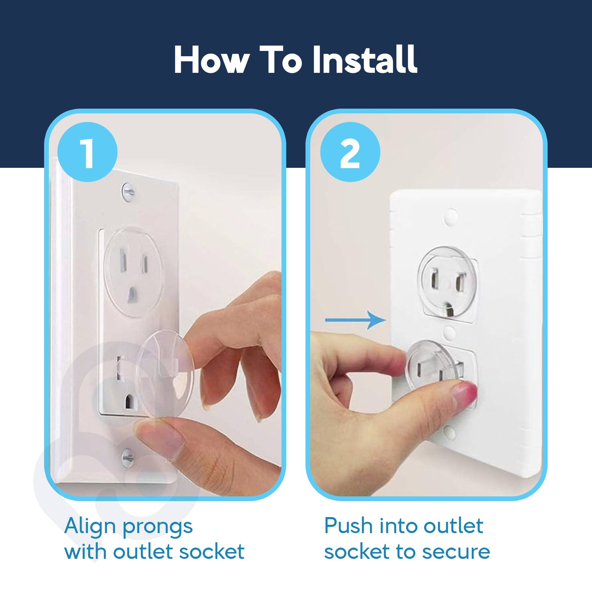 Baby Proof Me | "Click & Cover" Safety Kit – 12 Magnetic Safety Locks & 24 Outlet Plug Covers For Child Safety