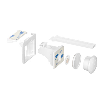 BABY PROOF ME Magnetic Cabinet Locks with Safety Strap Locks, Outlet Covers and Corner Protectors