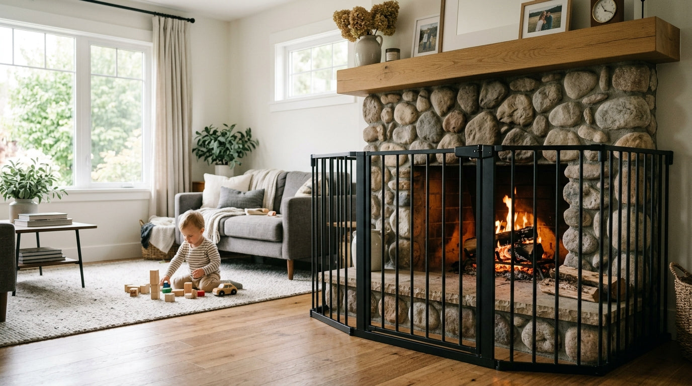 Fireplace Gate for Baby: Freestanding Hearth Barriers Ranked