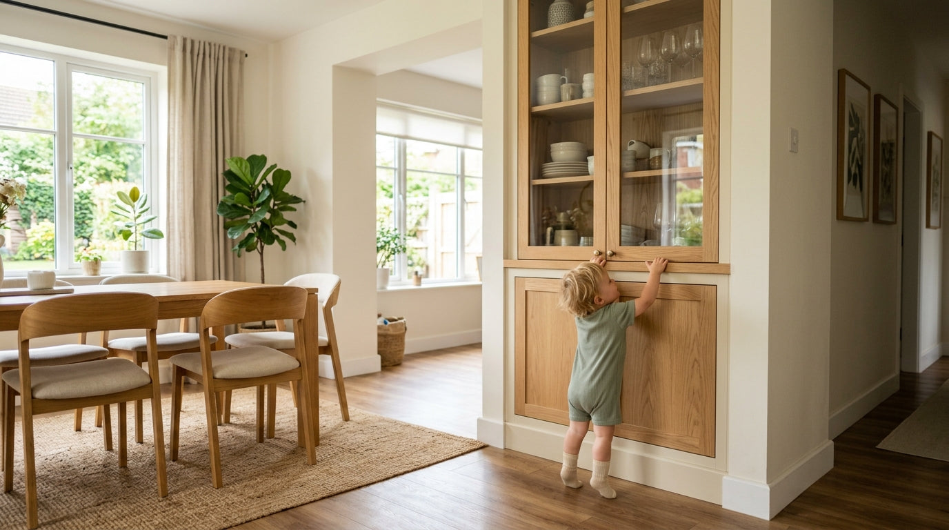 How to Baby Proof a Built-In China Cabinet
