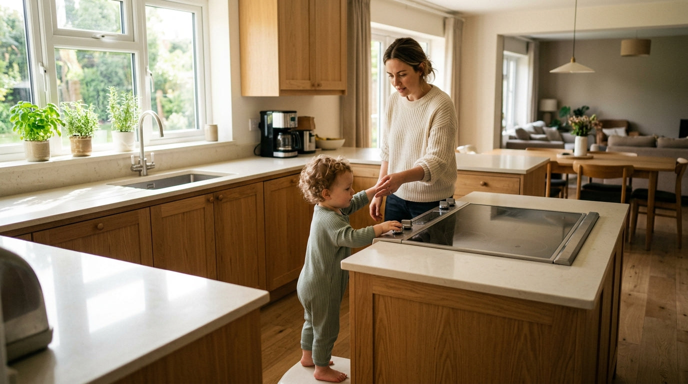 How to Baby Proof Your Oven: Door Locks Knob Covers and Heat Guards