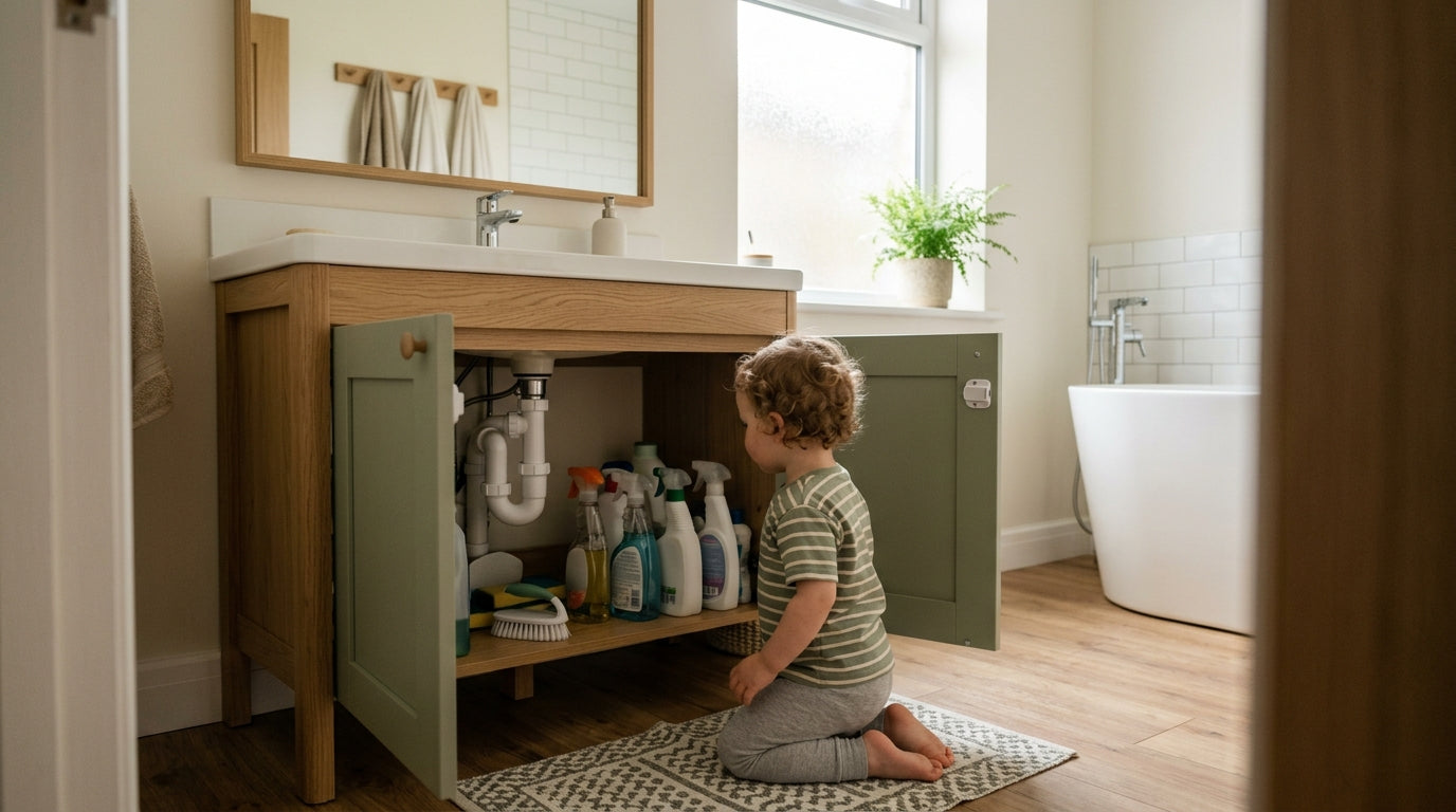 Under-Sink Baby Proofing: Cabinet Locks and Poison Storage Tips