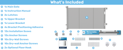 Baby Proof Me | Mesh Retractable Baby Safety Gate