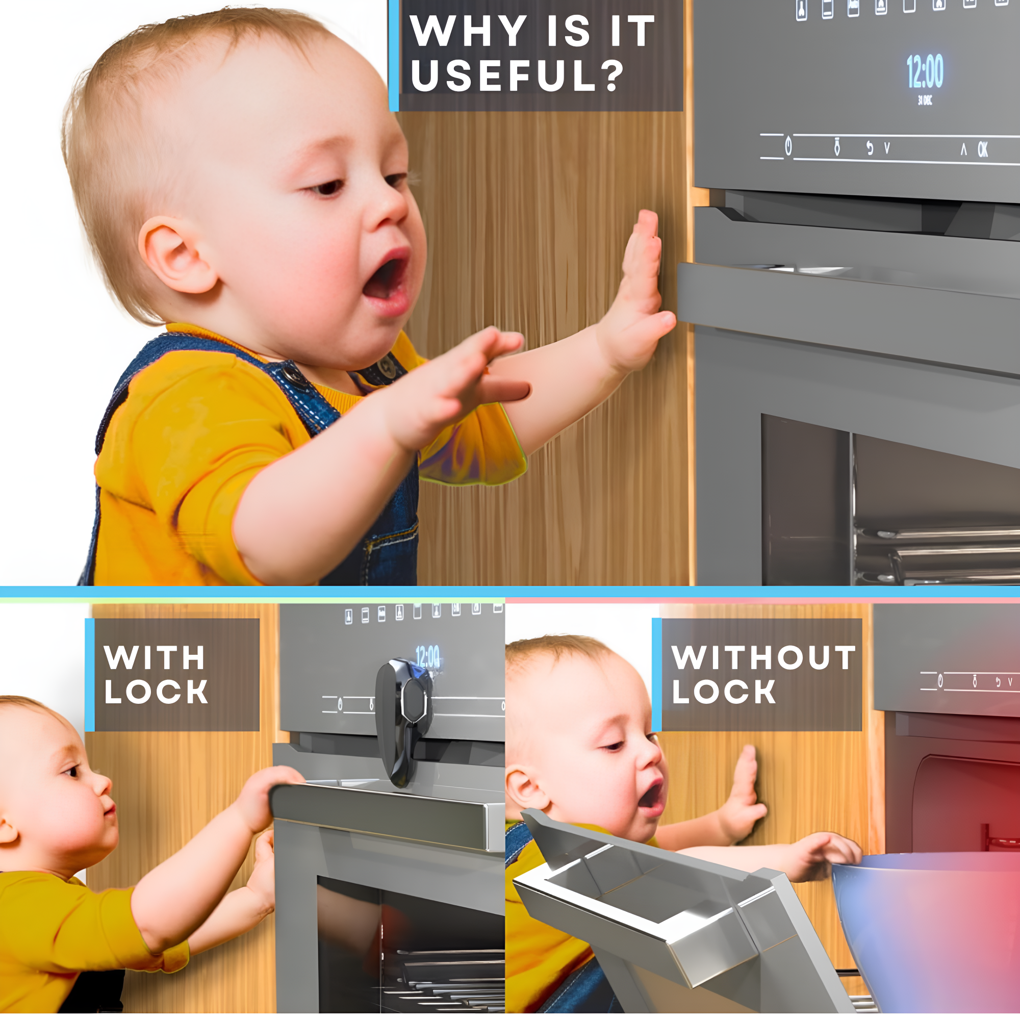 Baby Proof Me | Oven & Appliance Safety Lock