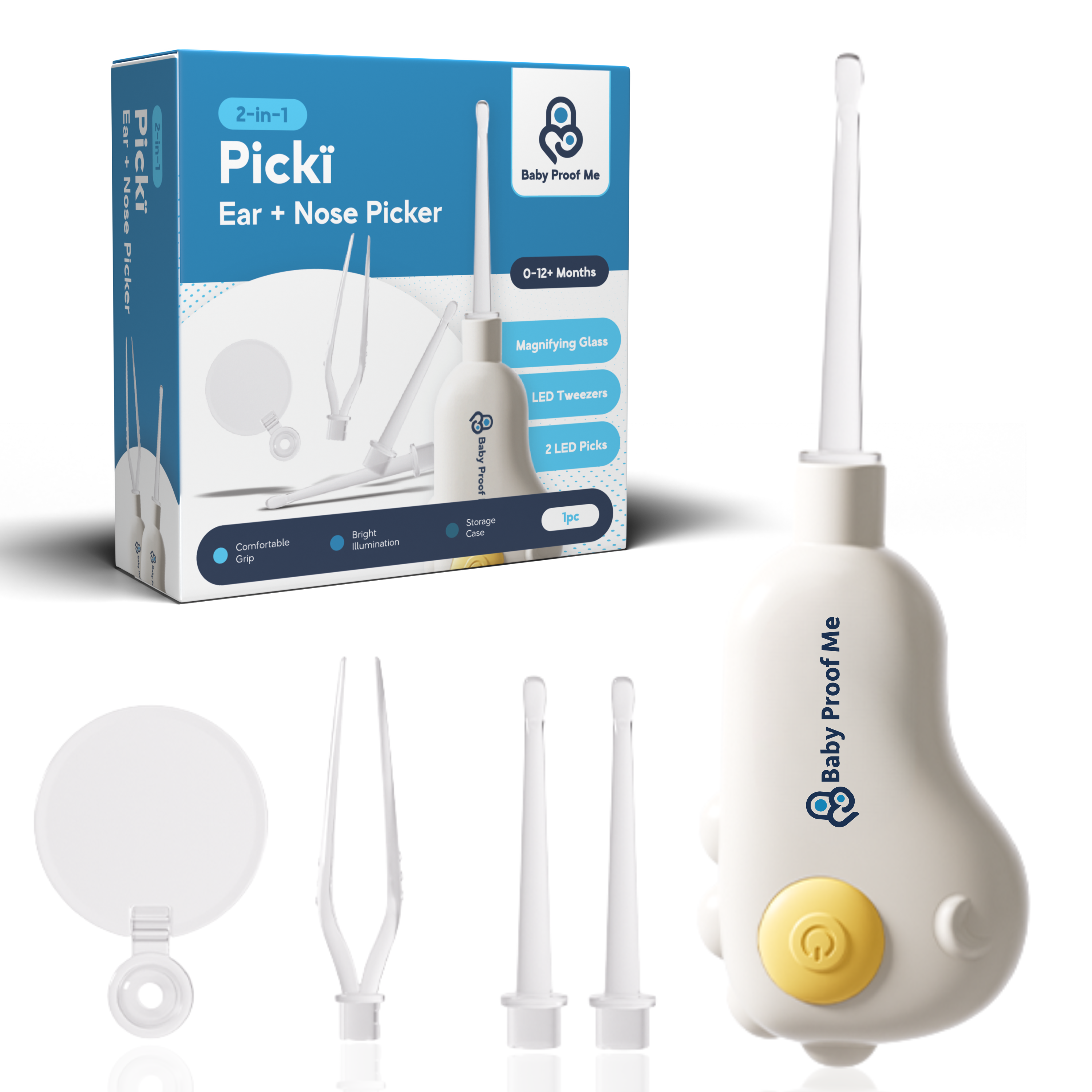 Baby Proof Me | Pickï 2-in-1 Baby Nose Picker & Ear Cleaner