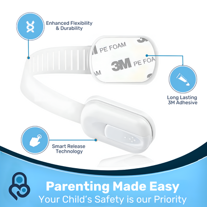 Baby Proof Me | Adjustable White Safety Strap Lock