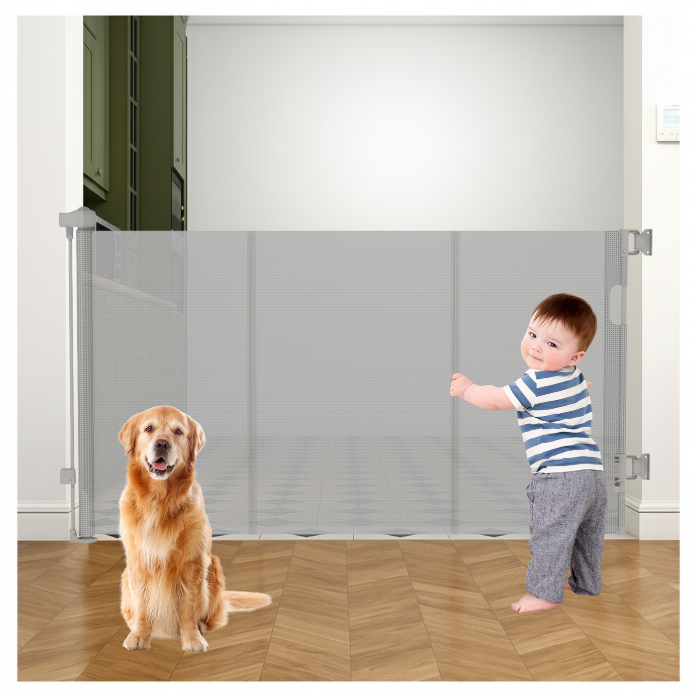 Retractable Baby Safety Gate