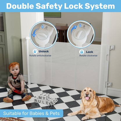 Baby Proof Me | Mesh Retractable Baby Safety Gate