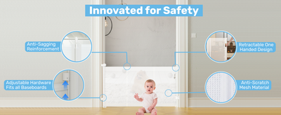 Retractable Baby Safety Gate