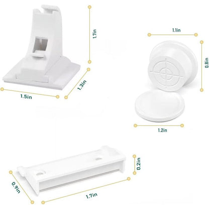 Baby Proof Me | "Baby Bunch" Safety Kit – 2 Corner Protectors, 6 Safety Strap Locks, & 12 Magnetic Cabinet Locks For Child Safety