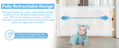Retractable Baby Safety Gate