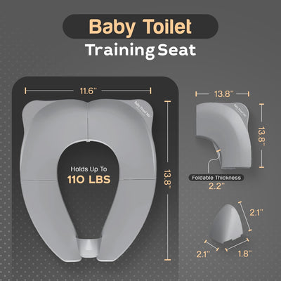 Baby Proof Me Essentials | Foldable Toilet Seat Trainer