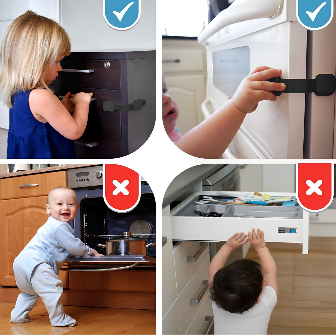 Baby Proof Me | Adjustable Safety Strap - Black