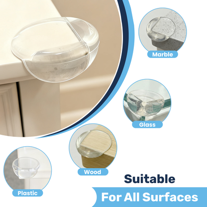 Baby Proof Me | Large TPE Safety Corner Protectors (12 Pack)