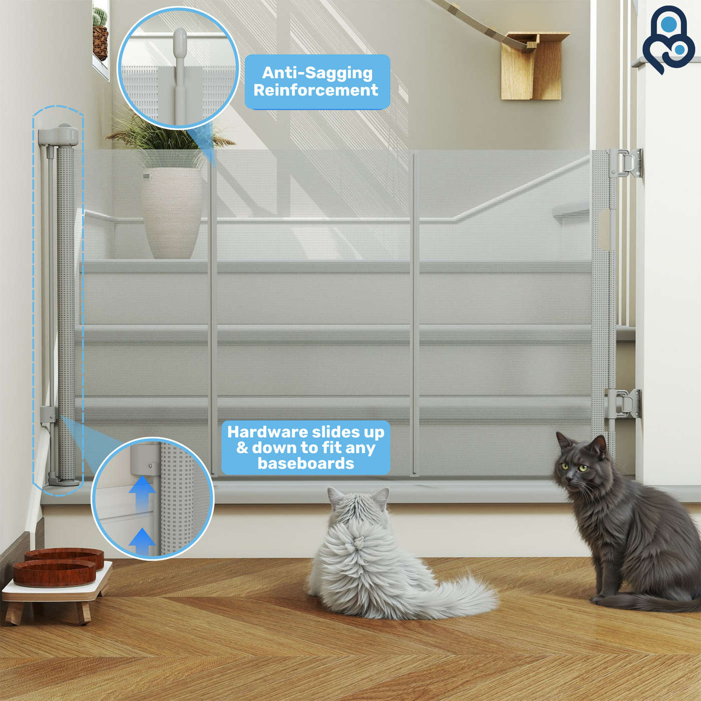 Retractable Baby Safety Gate