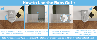 Retractable Baby Safety Gate