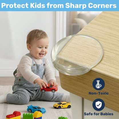 Baby Proof Me | Large TPE Safety Corner Protectors (12 Pack)