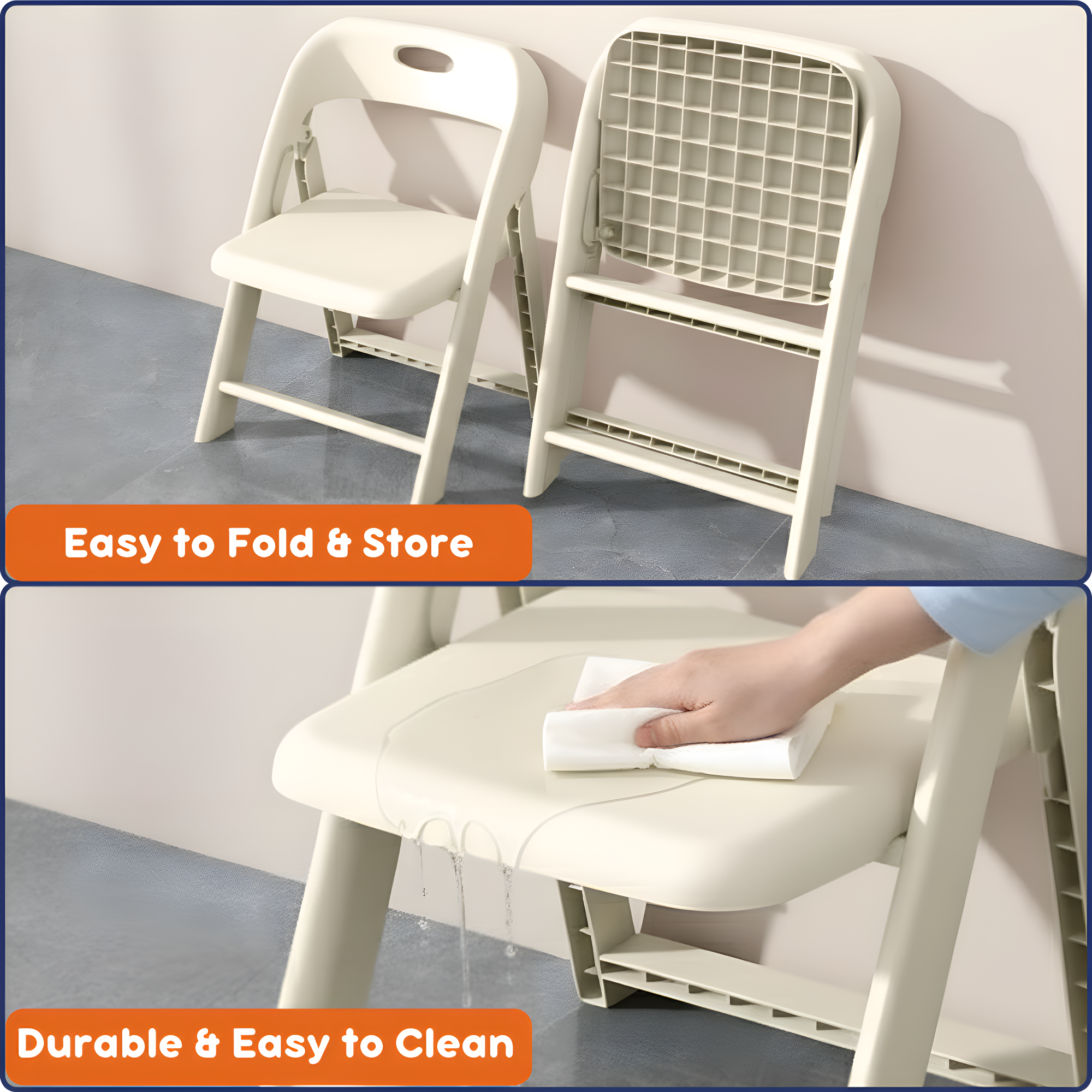 Giggle & Play | Kids Folding Chair  (2 Pack)