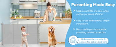Retractable Baby Safety Gate
