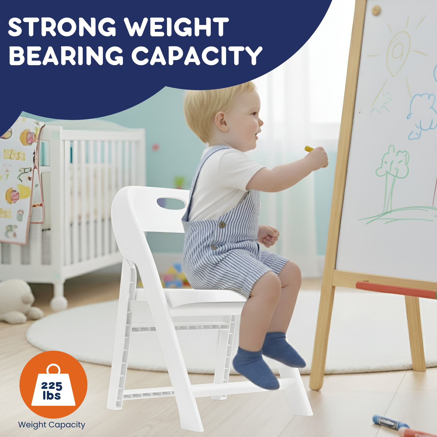 Giggle & Play | Kids Folding Chair  (2 Pack)