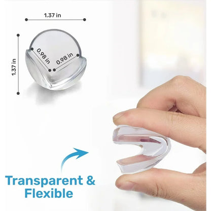 Baby Proof Me | "Bump Defender" Safety Kit – 12 Corner Protectors, 6 Safety Strap Locks, & 24 Outlet Covers For Child Safety