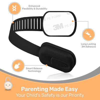 Baby Proof Me | Adjustable Safety Strap - Black