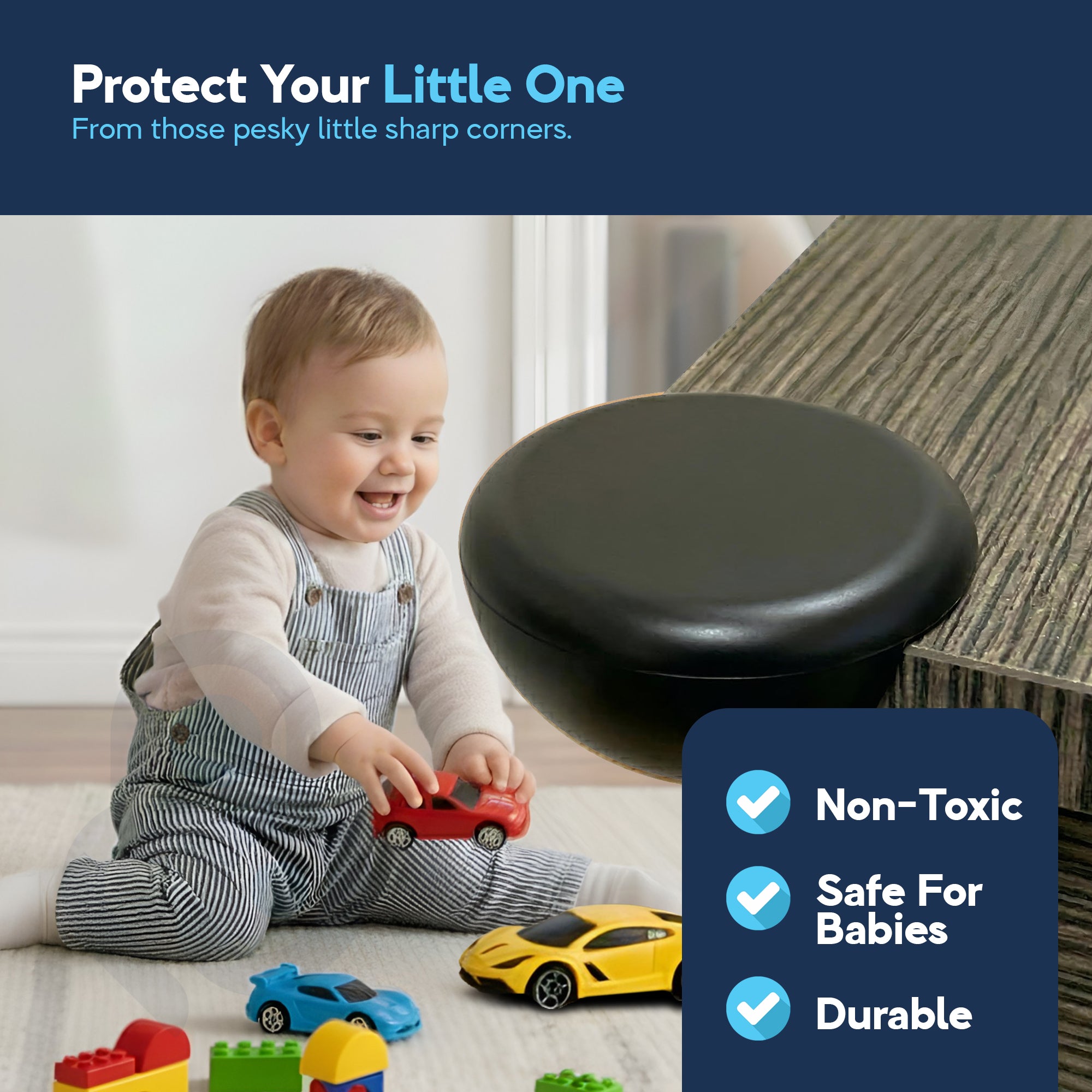 Baby Proof Me | Large TPE Safety Corner Protectors (12 Pack)