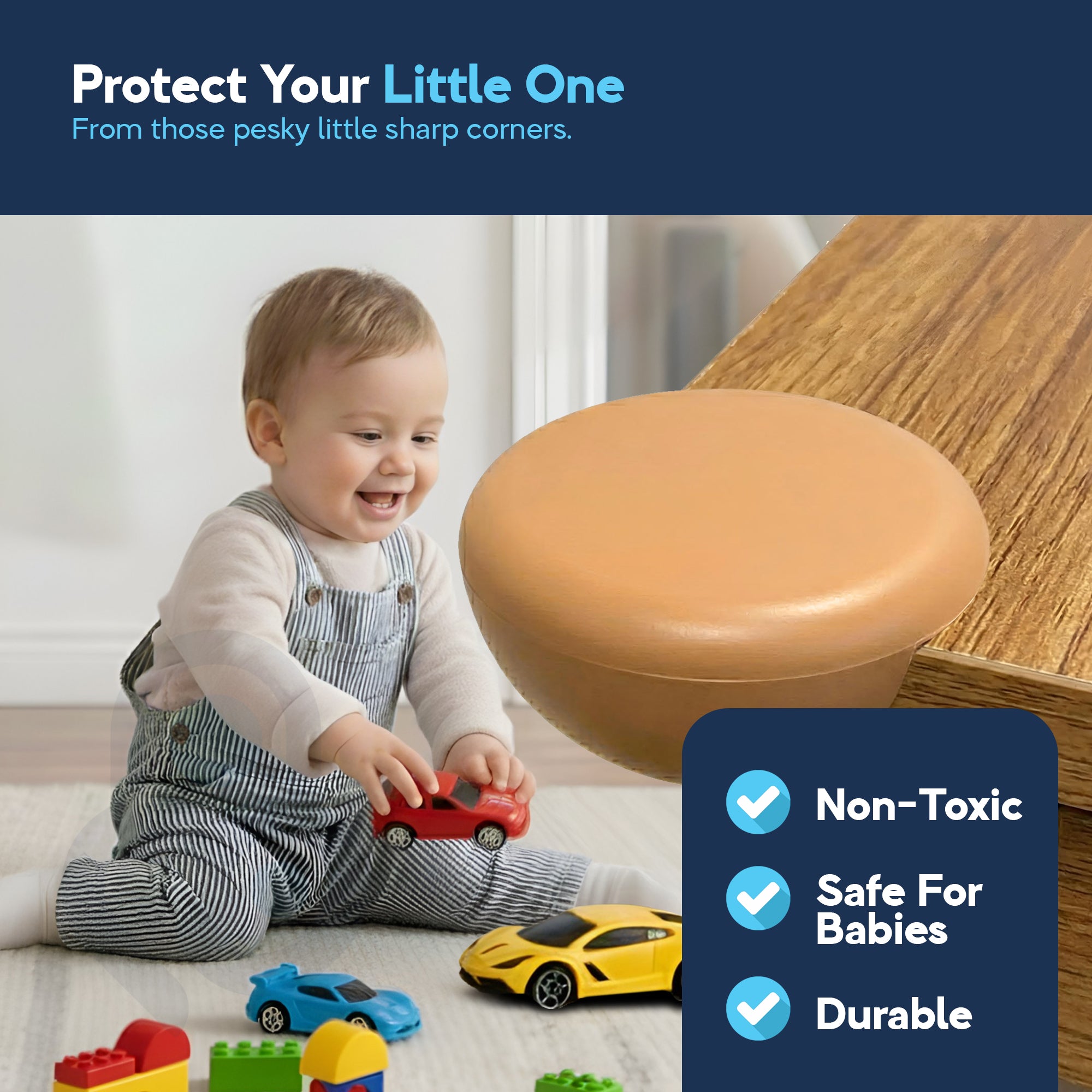 Baby Proof Me | Large TPE Safety Corner Protectors (12 Pack)