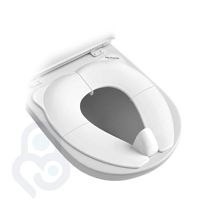 Baby Proof Me Essentials | Foldable & Portable Toilet Seat Trainer – Travel Bag Included