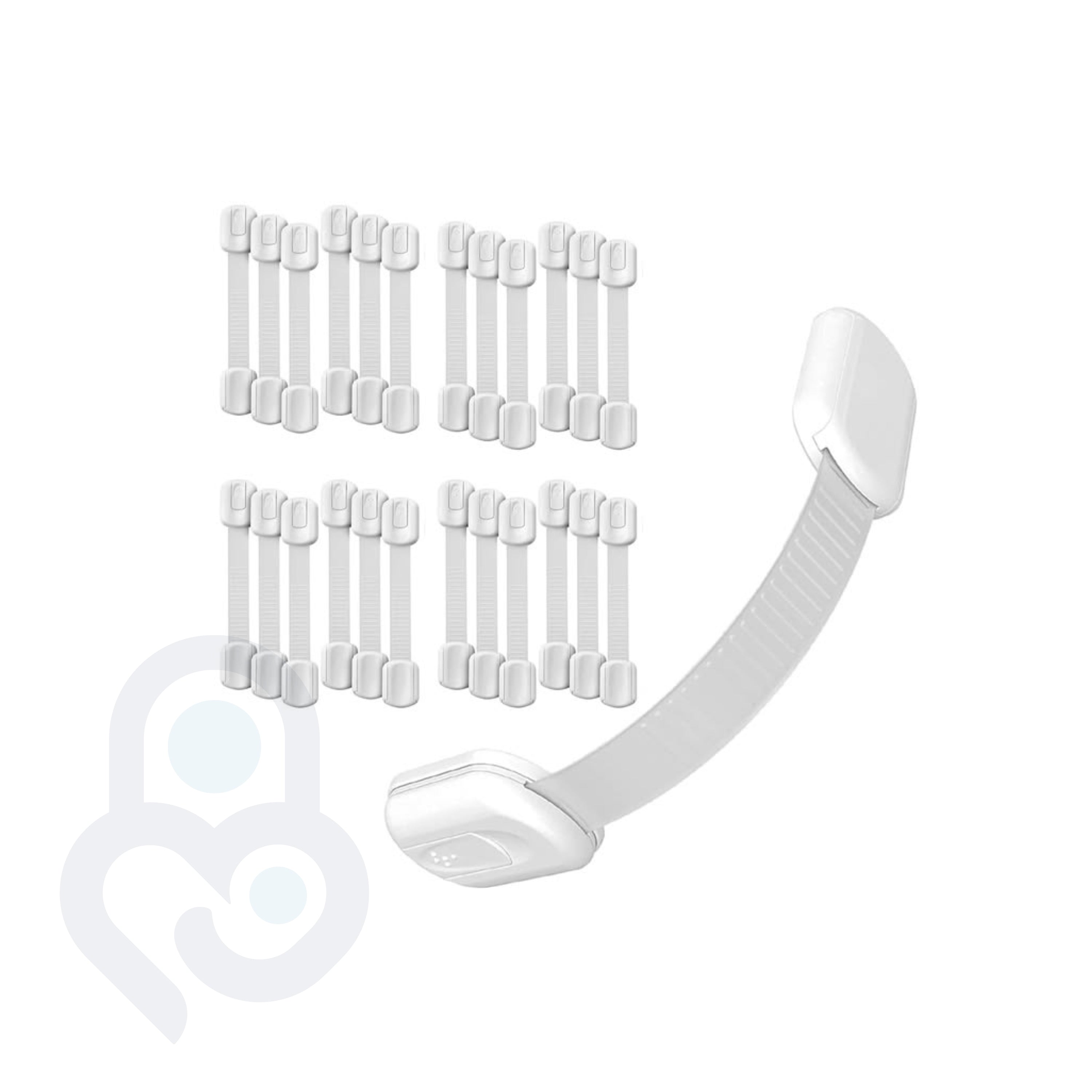 Baby Proof Me | Adjustable White Safety Strap Lock