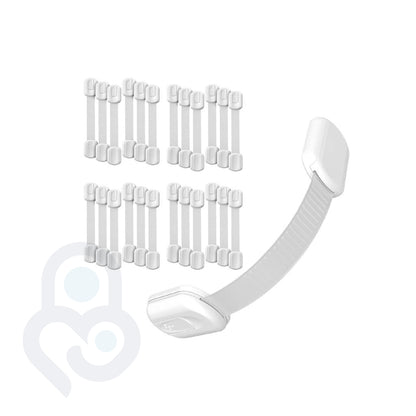 Baby Proof Me | Adjustable White Safety Strap Lock